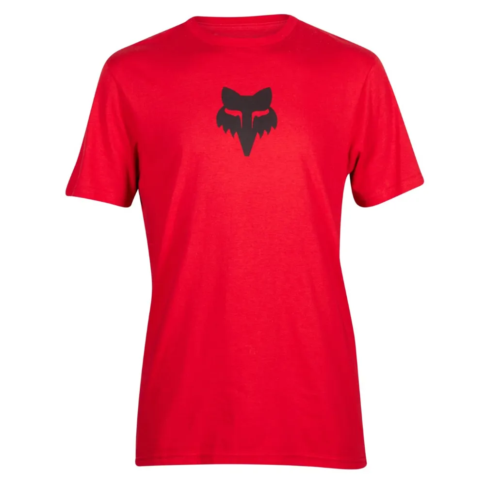 Image of Fox FoxHead Premium SS Tee Flame Red